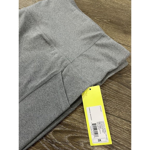 All in Motion Plus Size Sculpted High-Rise 7/8 Leggings 24" Charcoal gray 3x 122 - Picture 4 of 10